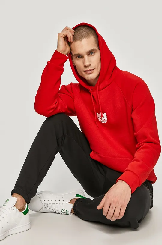 красный adidas Originals - Кофта Мужской