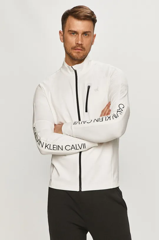 biały Calvin Klein Performance - Bluza Męski
