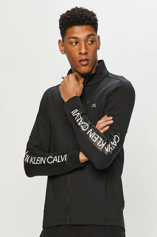 czarny Calvin Klein Performance - Bluza Męski