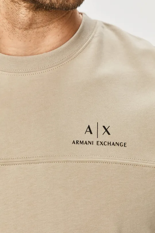 Armani Exchange - Bavlnená mikina Pánsky