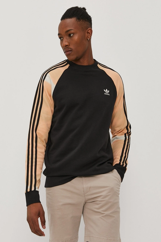 czarny adidas Originals Bluza bawełniana GN1859