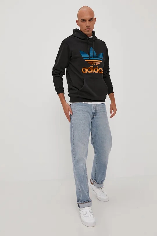adidas Originals Bluza bawełniana GP0158 czarny