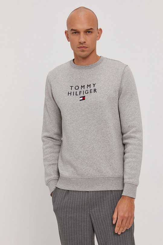 szary Tommy Hilfiger Bluza