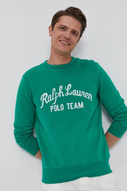 zelená Mikina Polo Ralph Lauren Pánsky