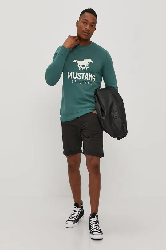 Mustang Bluza bawełniana zielony