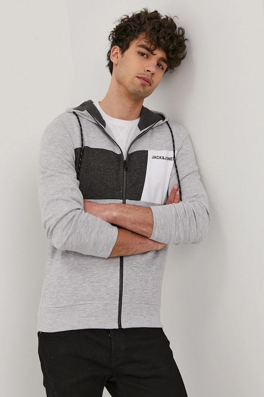 Jack & Jones Bluza Materiał 1: 45 % Bawełna, 55 % Poliester, Materiał 2: 40 % Bawełna, 60 % Poliester