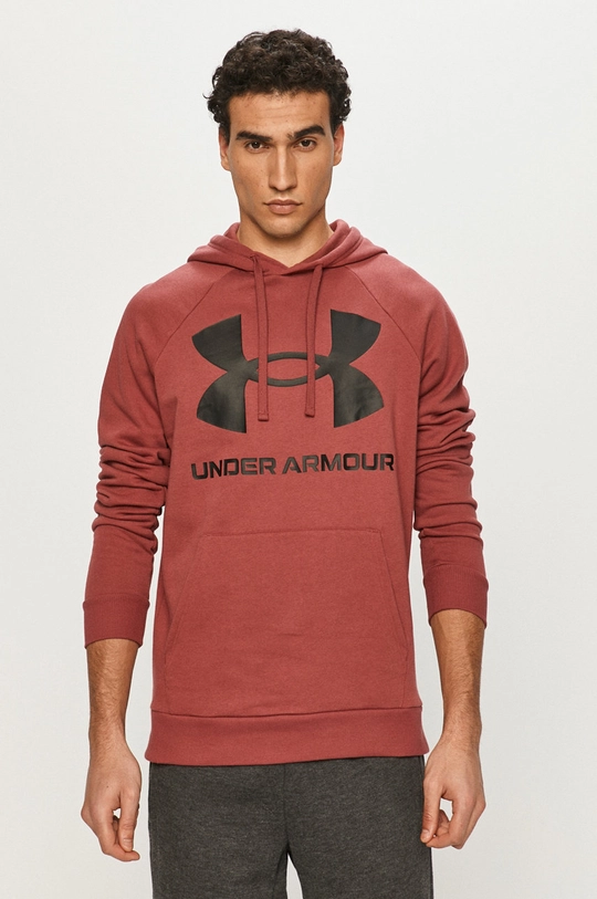 μπορντό Μπλούζα Under Armour Ανδρικά