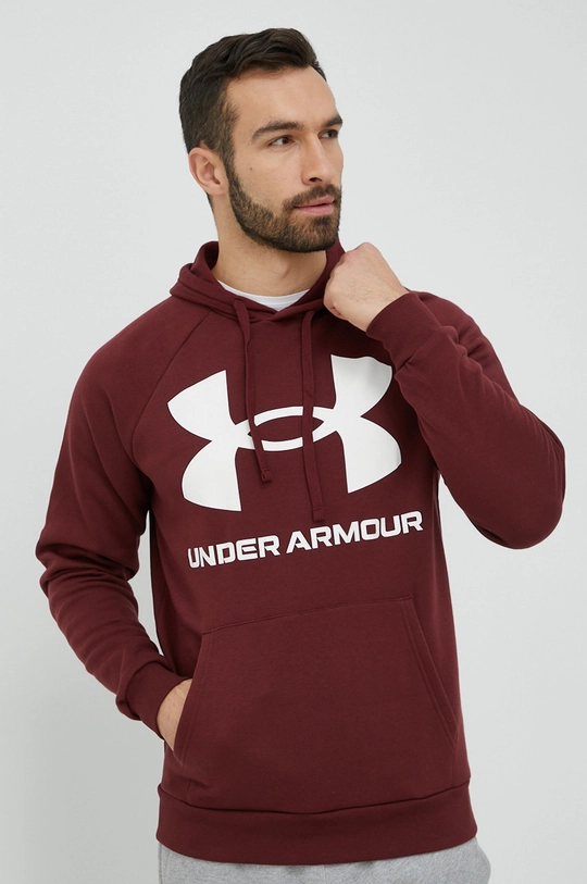 bordowy Under Armour bluza