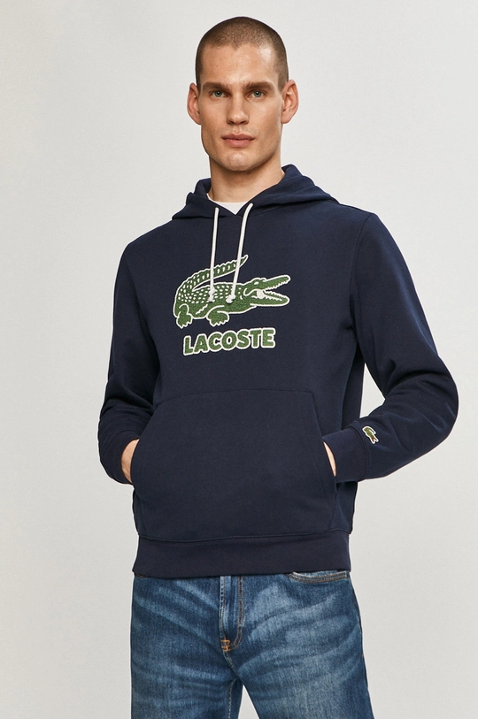 granatowy Lacoste Bluza SH0064 Męski