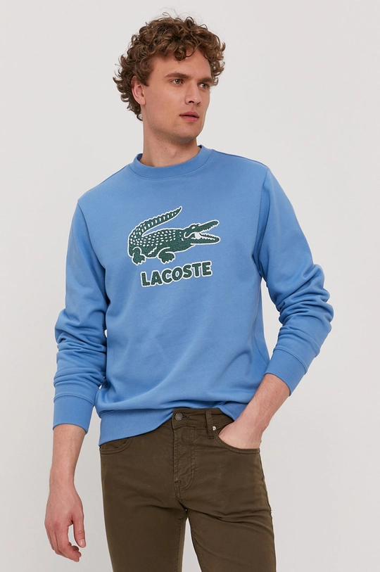 niebieski Lacoste Bluza SH0065 Męski