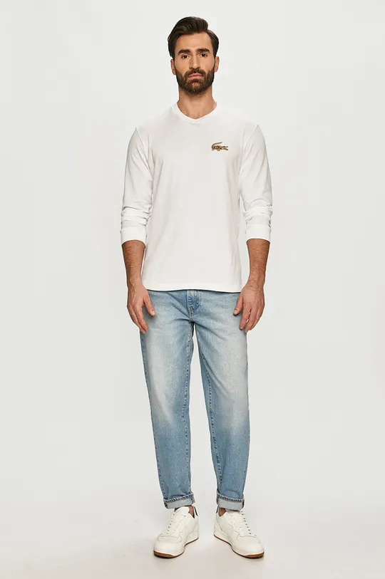 Lacoste - Bluza bawełniana TH0050 biały