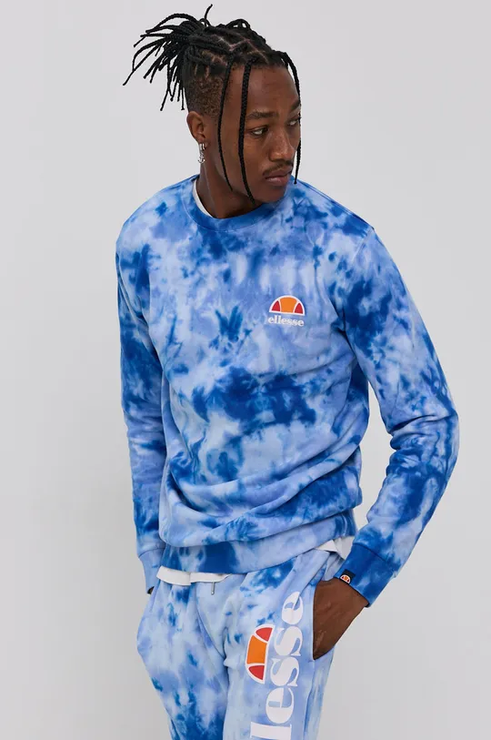 Ellesse Bluza bawełniana niebieski