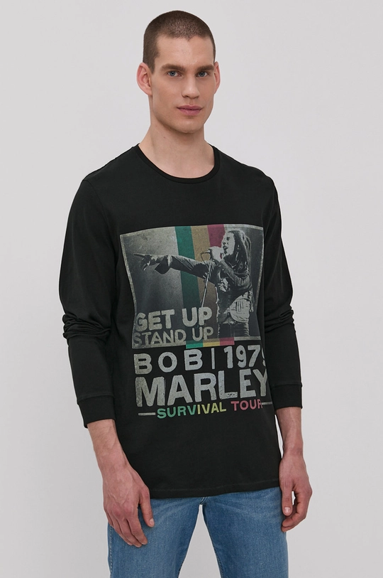 Wrangler Longsleeve x Bob Marley czarny