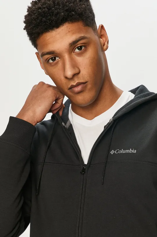 black Columbia sweatshirt