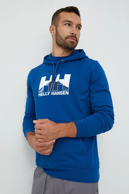 niebieski Helly Hansen bluza Męski