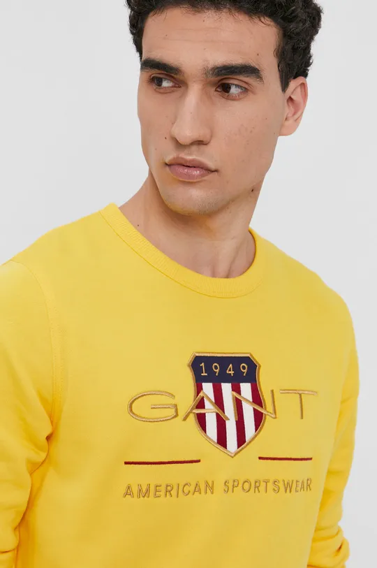 żółty Gant bluza