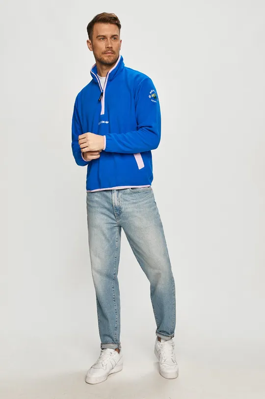 adidas Originals - Bluza GN2374 niebieski