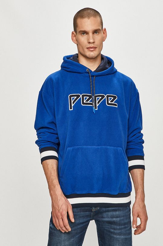 albastru Pepe Jeans - Bluza Len De bărbați