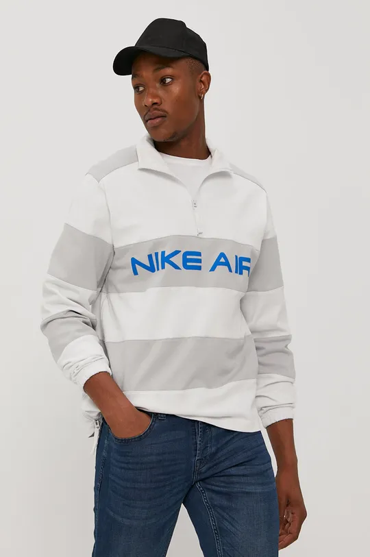 λευκό Βαμβακερή μπλούζα Nike Sportswear Ανδρικά