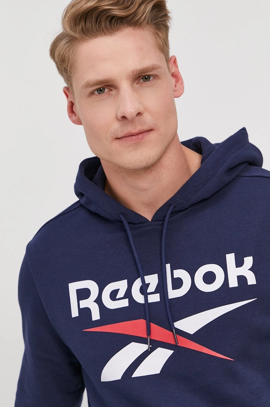 тёмно-синий Кофта Reebok GI8662