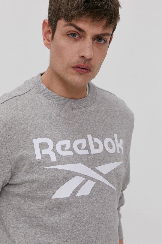 сірий Кофта Reebok GQ3535