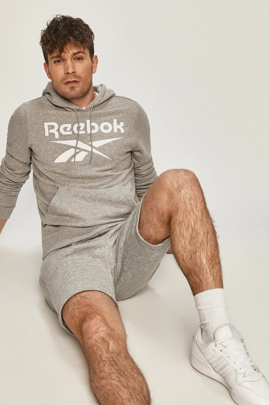 sivá Mikina Reebok GQ3537 Pánsky