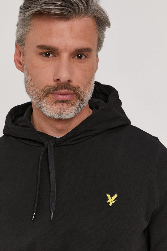 czarny Lyle & Scott Bluza bawełniana