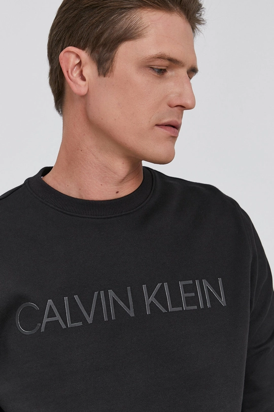 čierna Bavlnená mikina Calvin Klein