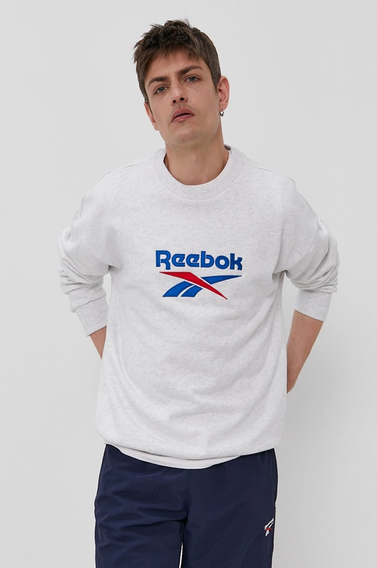 Бавовняна кофта Reebok Classic GU3873  Основний матеріал: 100% Бавовна Резинка: 95% Бавовна, 5% Еластан