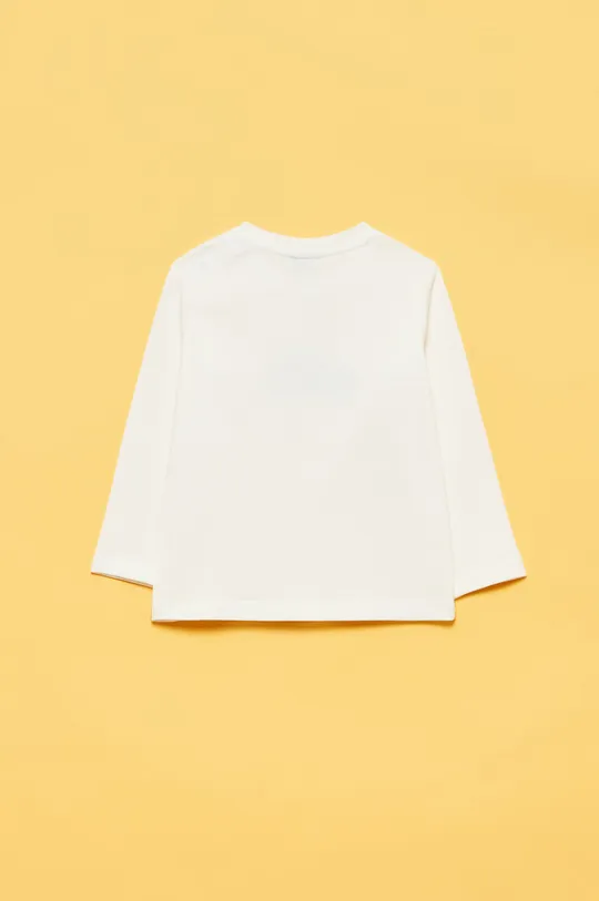 OVS - Detské tričko s dlhým rukávom biela