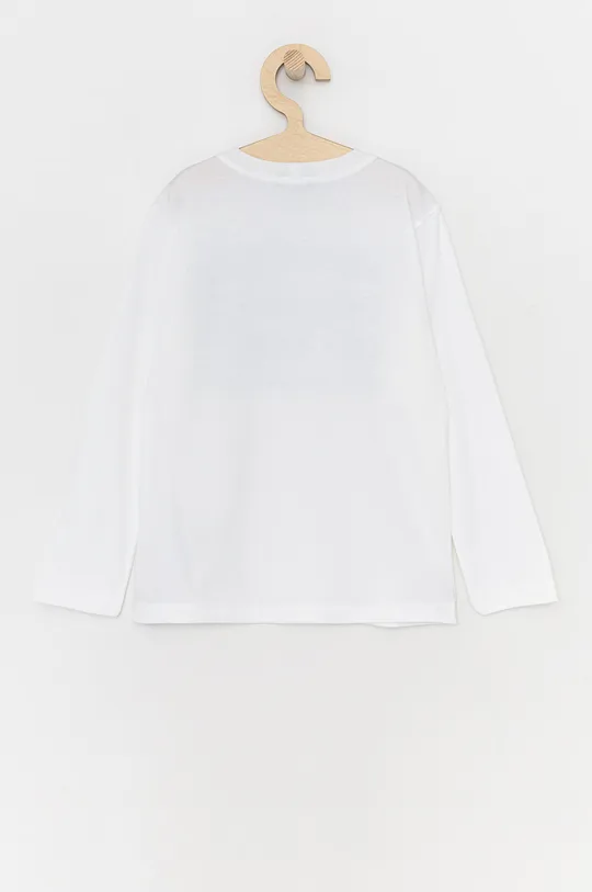 Detské tričko s dlhým rukávom United Colors of Benetton biela