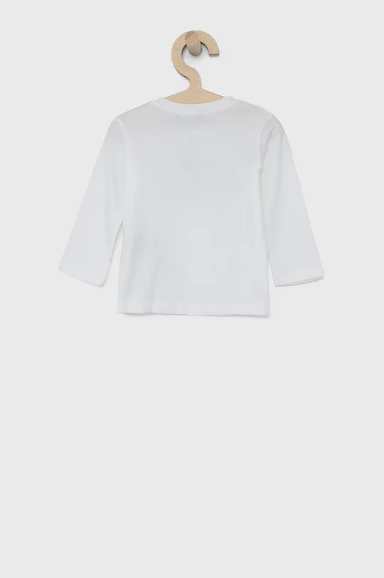 Detské tričko s dlhým rukávom United Colors of Benetton biela