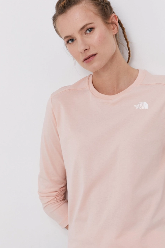 The North Face Longsleeve różowy