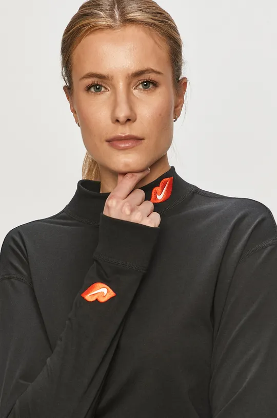 crna Nike Sportswear - Majica dugih rukava Ženski