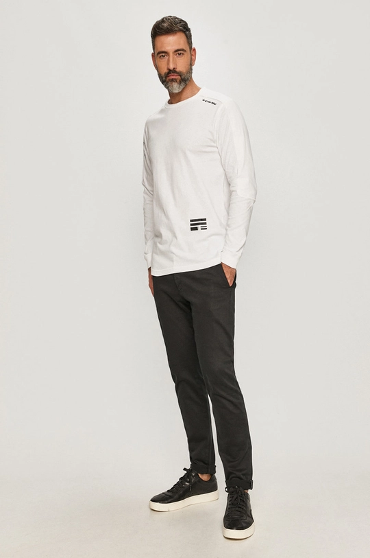 G-Star Raw - Longsleeve D18205.C336.110 biały