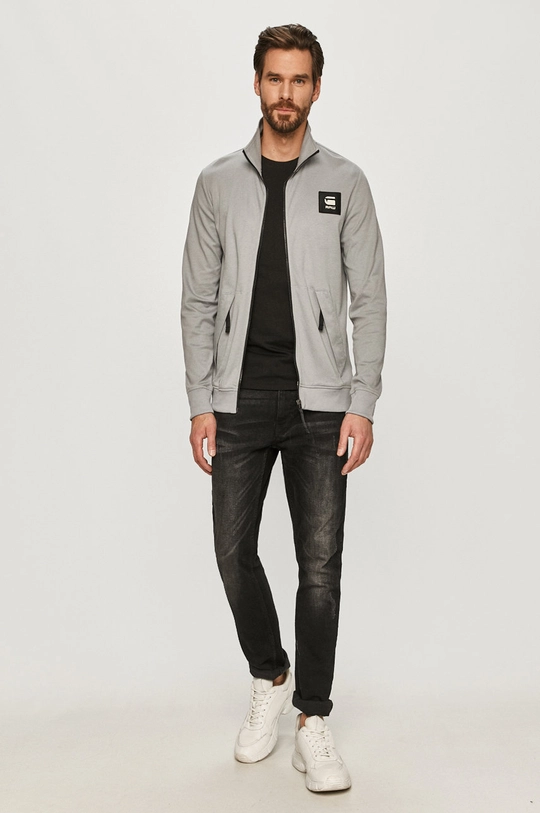 G-Star Raw - Bluza bawełniana D18649.C584.B959 szary