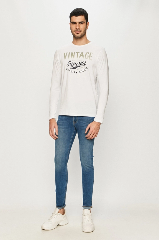 Produkt by Jack & Jones - Longsleeve biały