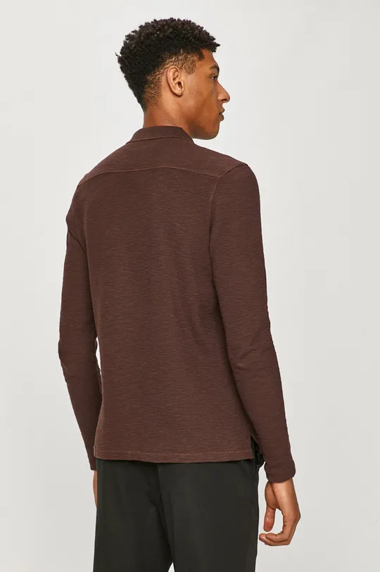 AllSaints - Tričko s dlhým rukávom  99% Bavlna, 1% Elastan