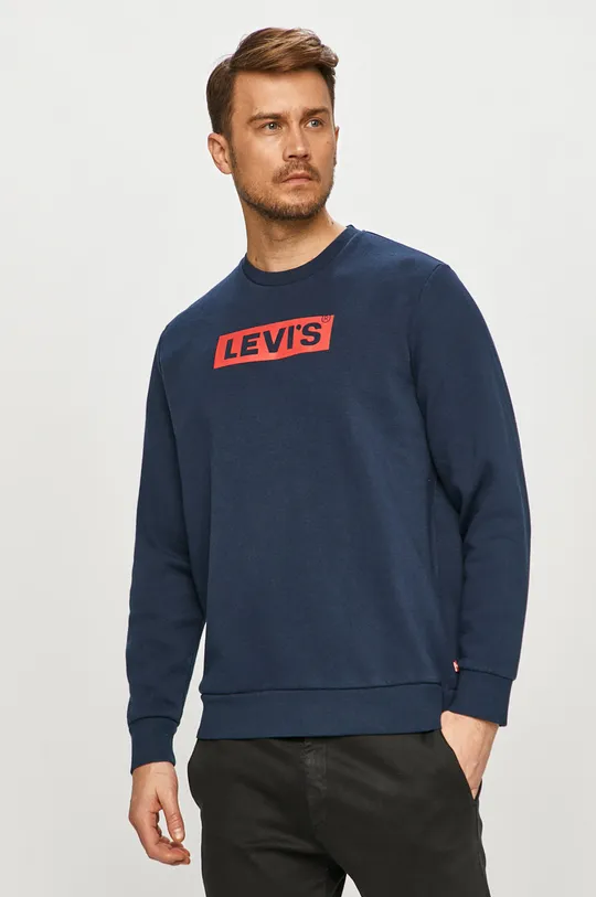 granatowy Levi's - Bluza Męski