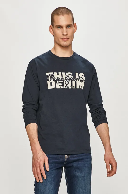 granatowy Pepe Jeans - Longsleeve Allan