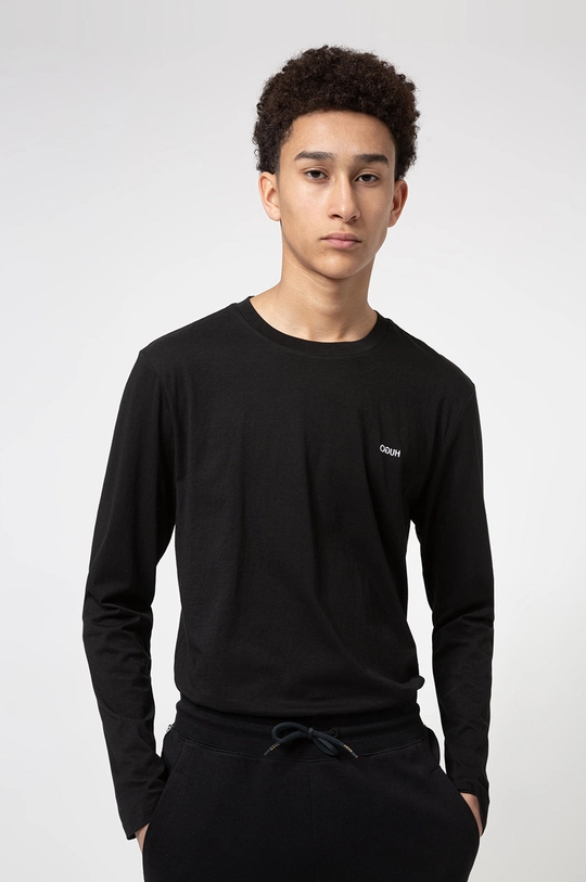 czarny Hugo Longsleeve 50447977 Męski