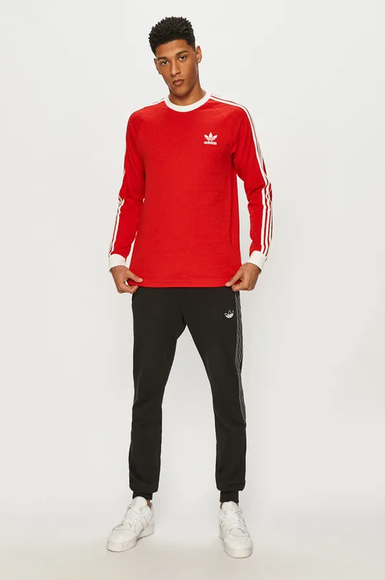 adidas Originals - Tričko s dlhým rukávom GN3489 červená
