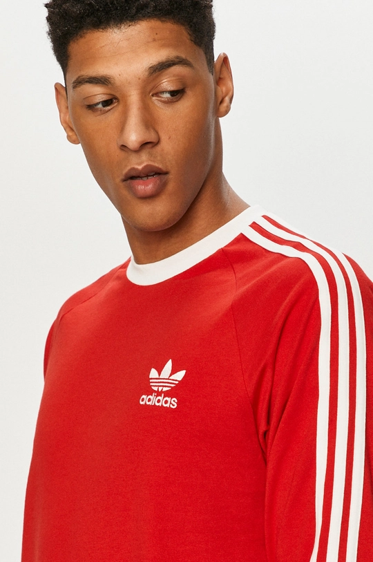 czerwony adidas Originals - Longsleeve GN3489