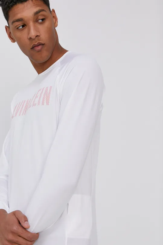 bijela Majica dugih rukava Calvin Klein Performance