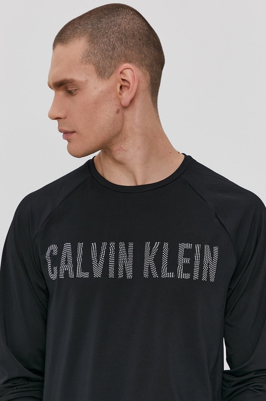 чёрный Лонгслив Calvin Klein Performance