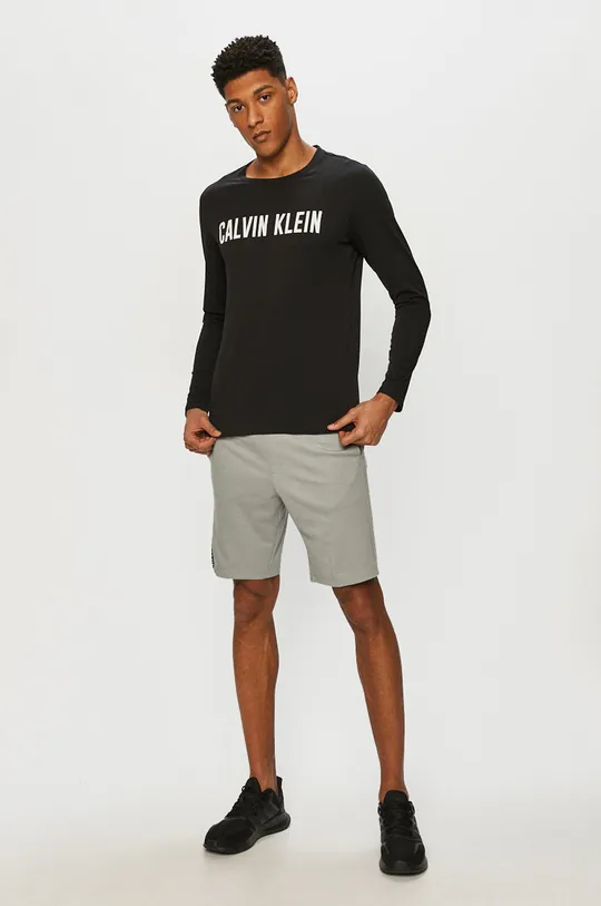 Calvin Klein Performance - Tričko s dlhým rukávom čierna