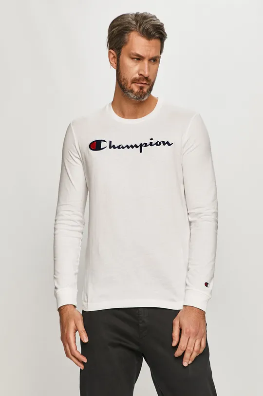 biela Champion - Tričko s dlhým rukávom 214725 Pánsky