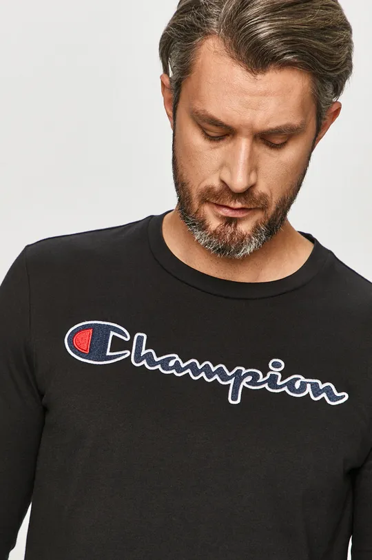 čierna Champion - Tričko s dlhým rukávom 214725