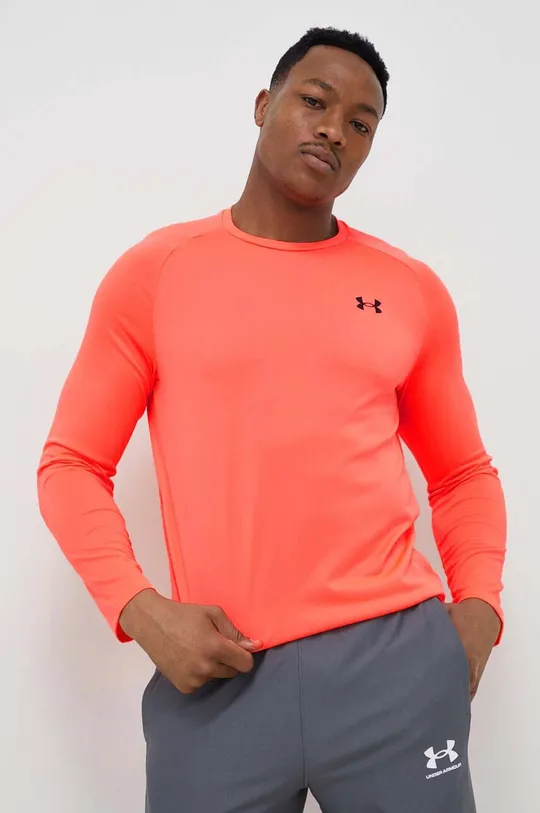 oranžová Tréningové tričko s dlhým rukávom Under Armour Tech 2.0