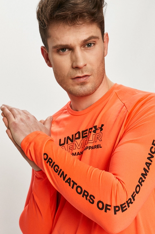 oranžová Tričko s dlhým rukávom Under Armour 1361705